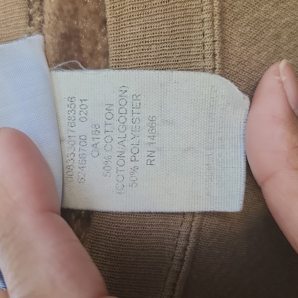 Vintage Lee, Fall, Halloween, Brown Cotton Blend Sweatshirt Wi Pumpkins And Crow - Picture 4 of 6